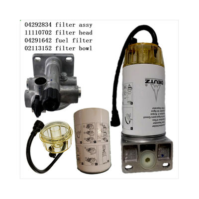 Partes del filtro de combustible 02113152 04292384 1110702 04291642 Para el motor DEUTZ