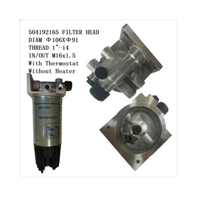 La cabeza del filtro de combustible MD5790PRV10RCR01 504192165 para el IVECOTRUCK AD/AT/AS Stralis AD/AT Trakker Eurocargo Euro 5