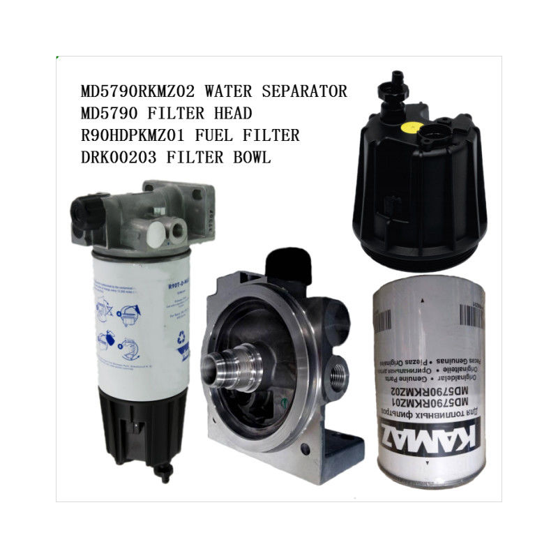 Cabezal de filtro separador de agua MD5790RKMZ02 MD5790 R90HDPKMZ01 Tazón de filtro de combustible DRK00203