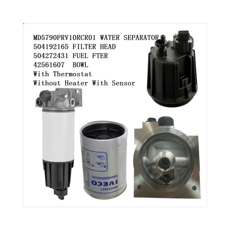 La cabeza del filtro de combustible MD5790PRV10RCR01 504192165 para el IVECOTRUCK AD/AT/AS Stralis AD/AT Trakker Eurocargo Euro 5