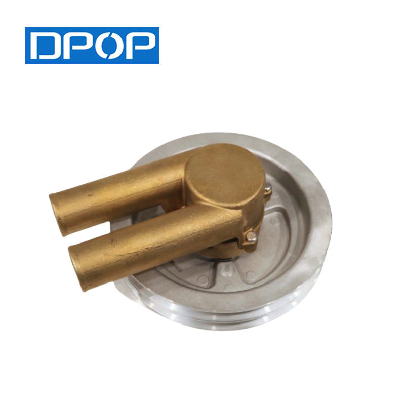 DPOP Bomba de agua de mar sin procesar 21214596 3858229 Polla de cinturón doble V para Volvo Penta 4.3, 5.0, 5,7 GL