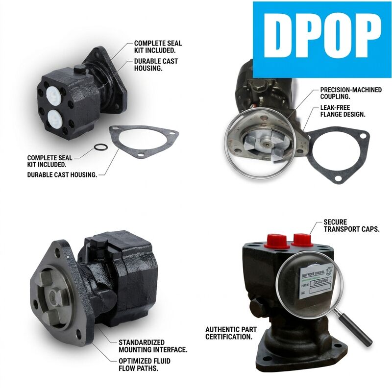 23537686 23532981 Detroit Diesel Bomba de transferencia de combustible compatible con piezas de camión con motor Serie 60 12.7L 14L 11.1L